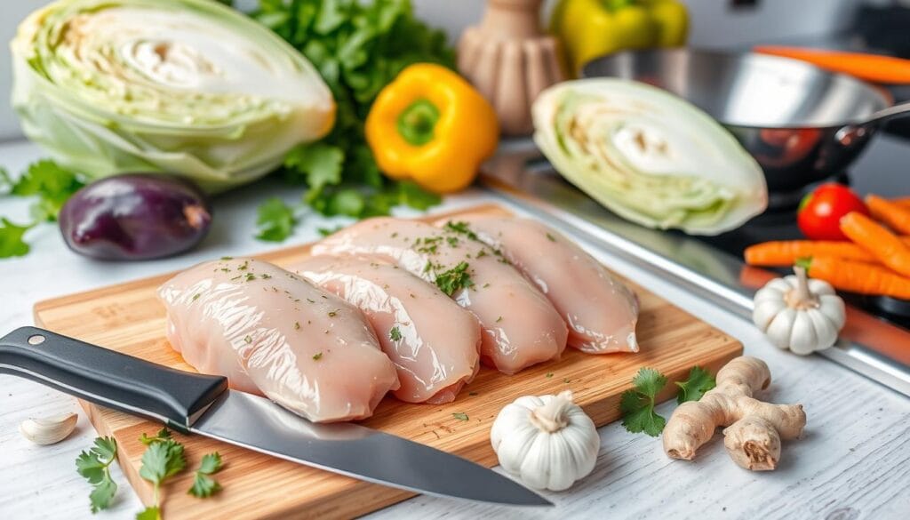 Chicken Cabbage Preparation Techniques