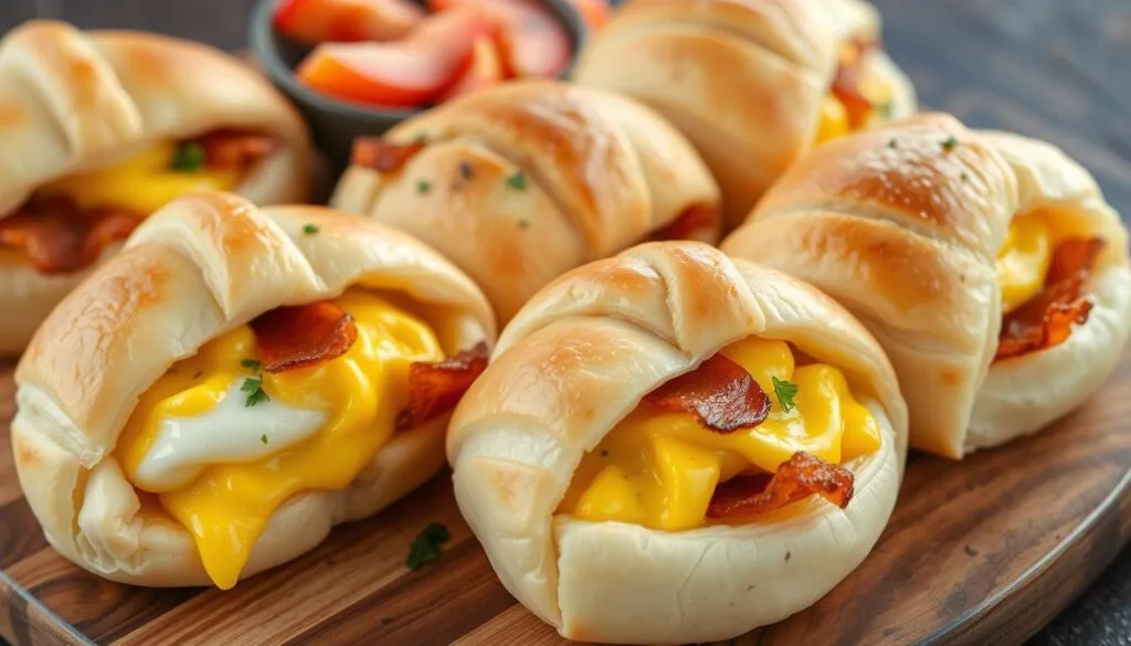 Crescent Roll Breakfast Sandwiches Crescent Roll Breakfast Sandwiches