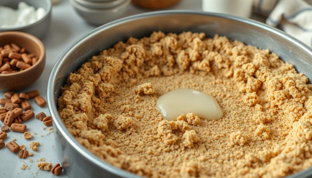 Healthy Cheesecake Crust Preparation