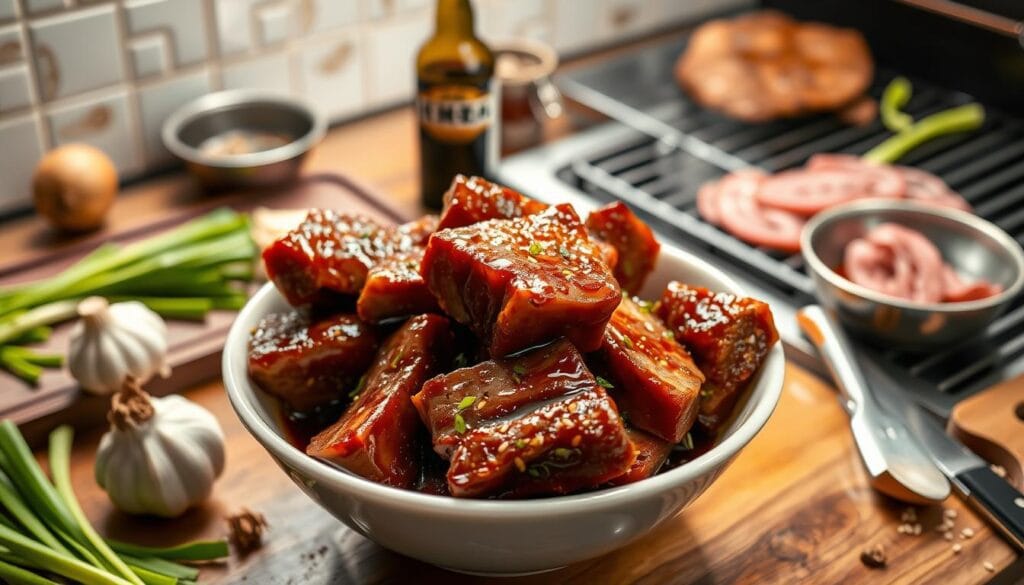 Korean Beef Short Ribs Preparation