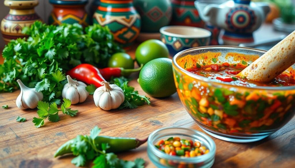 Mexican Chicken Marinade Preparation