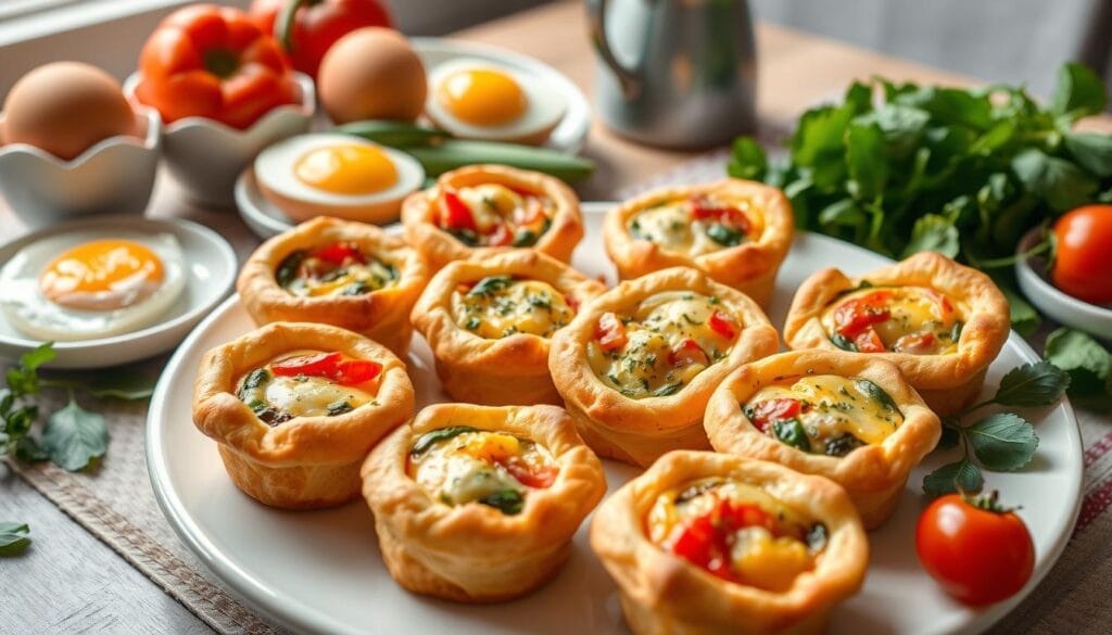 Mini Crescent Roll Quiche Breakfast Recipe