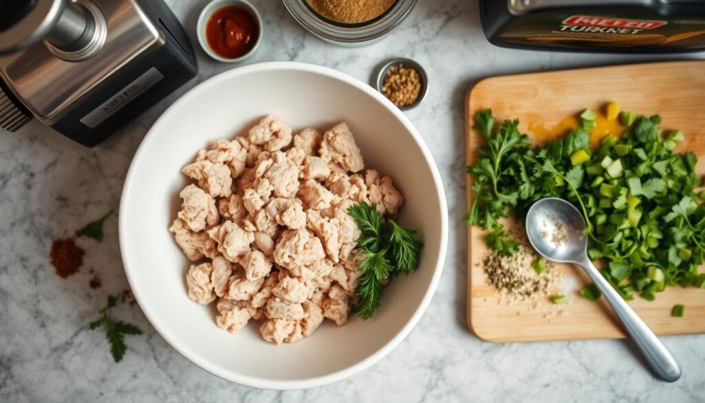 Preparing Ground Turkey Sausage