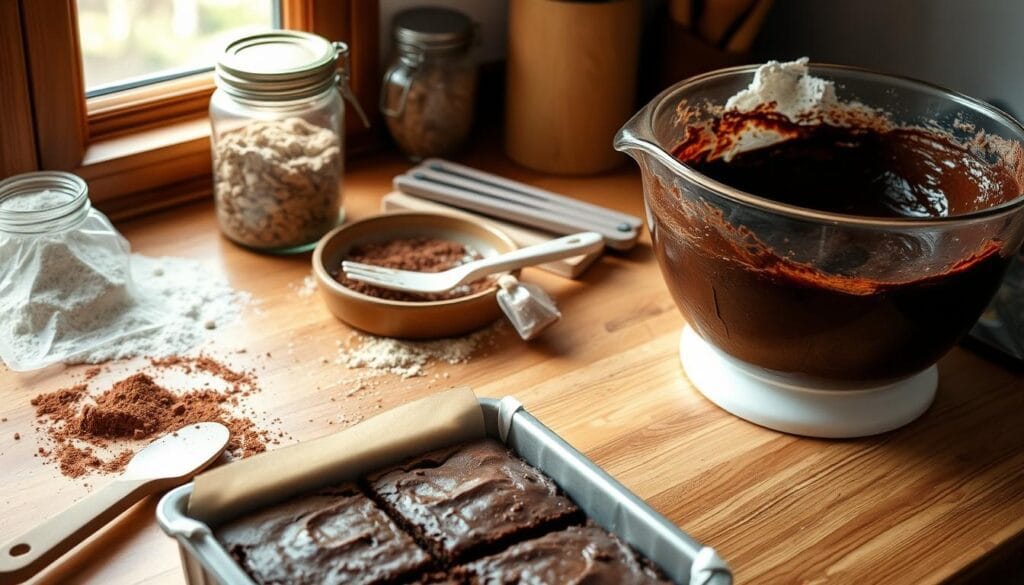 Sourdough Discard Brownies Preparation