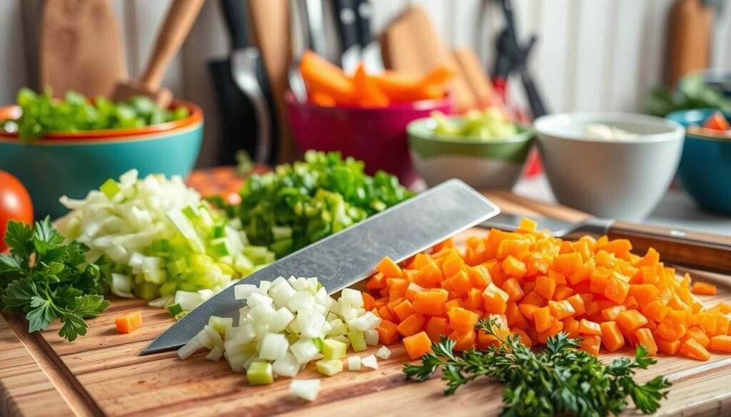 Vegetable Chopping Techniques