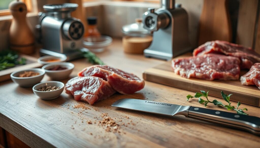 Venison Preparation for Sausage Making