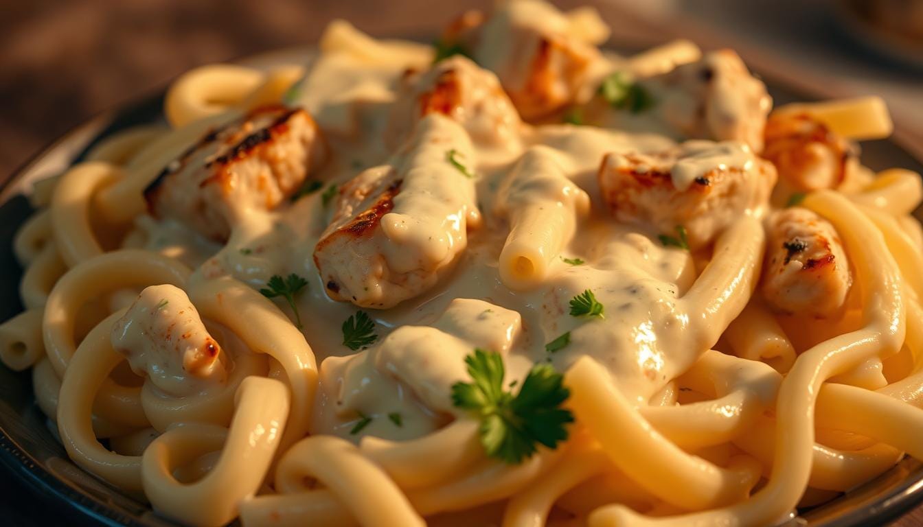 Chicken Alfredo Penne Pasta