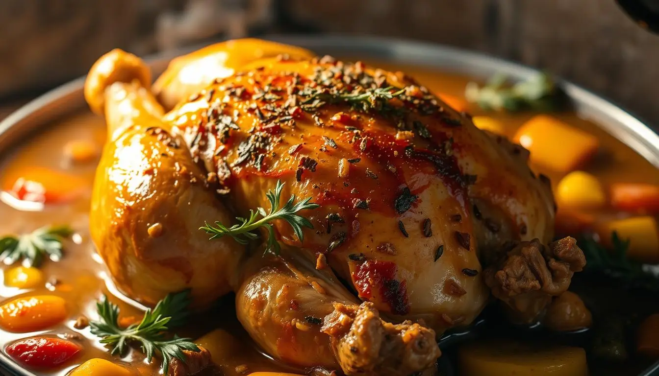 braised chicken in the oven