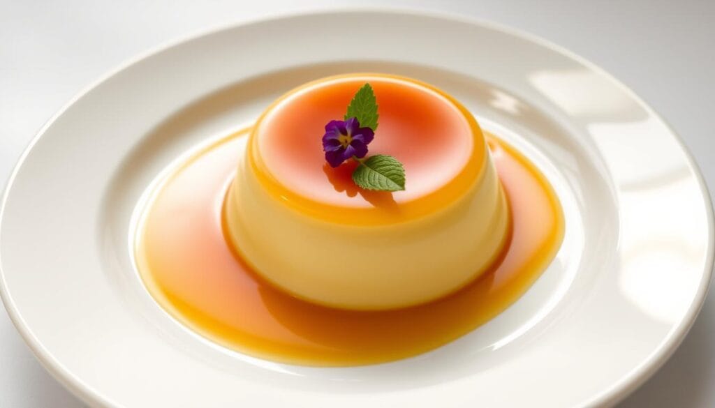 Classic Crème Caramel Presentation