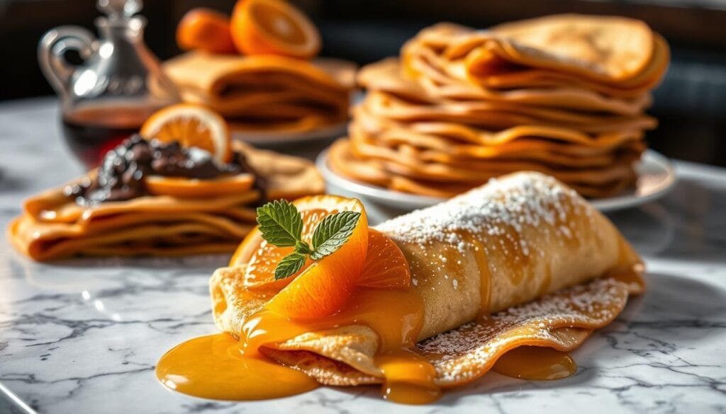 Crepes Suzette variations Crepes Suzette variations