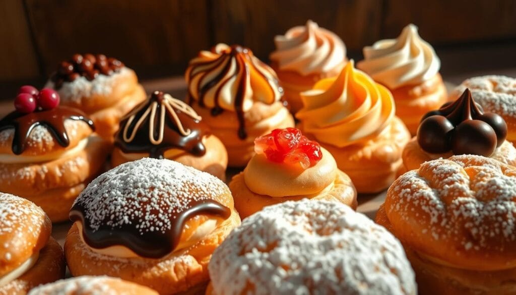 Decorated Cream Puffs