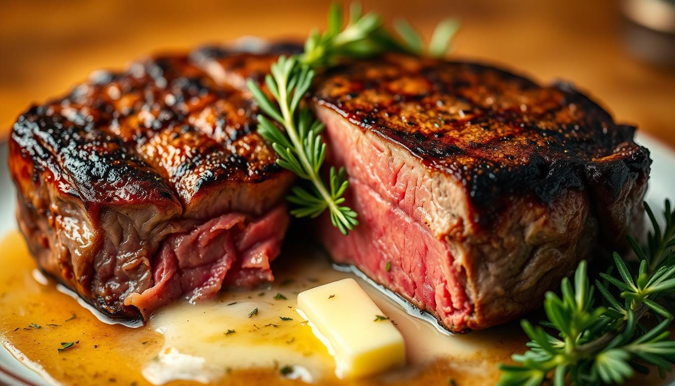 Filet Mignon with Herb Butter