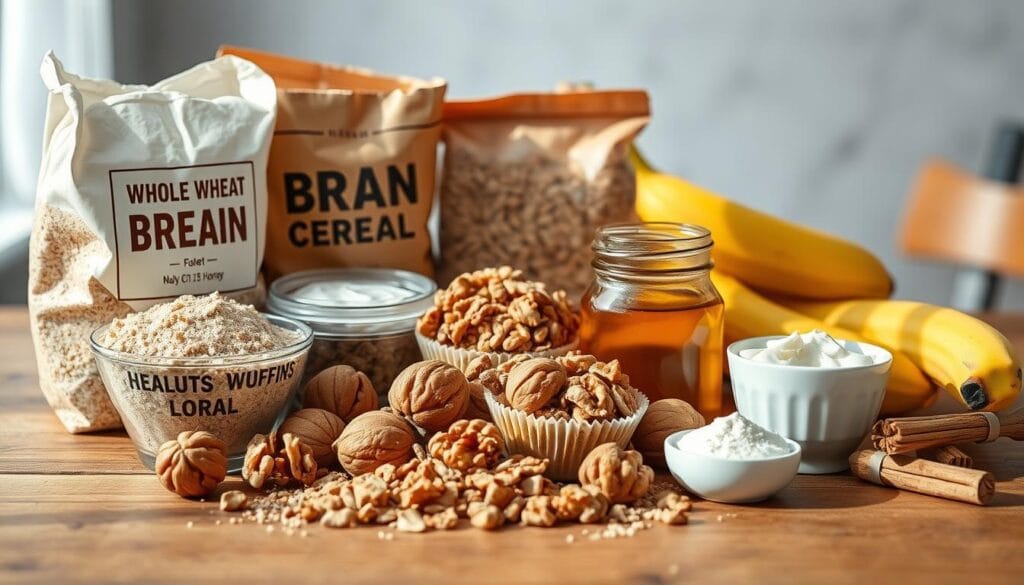 Healthy Bran Muffin Ingredients