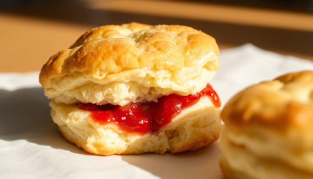 Perfect strawberry biscuits