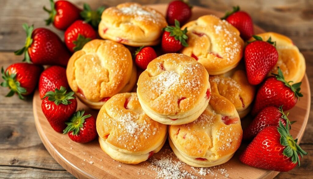 Strawberry Biscuits