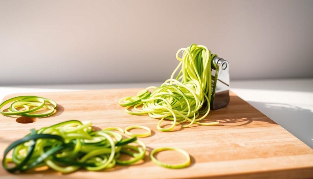 Zucchini Noodle Preparation