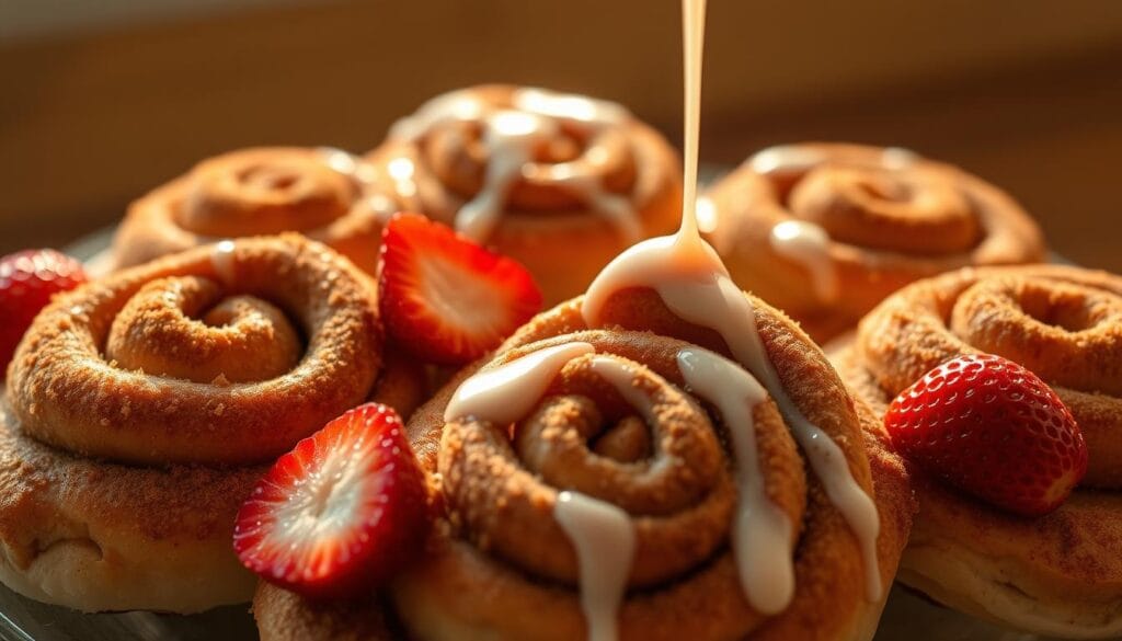 classic strawberry cinnamon rolls