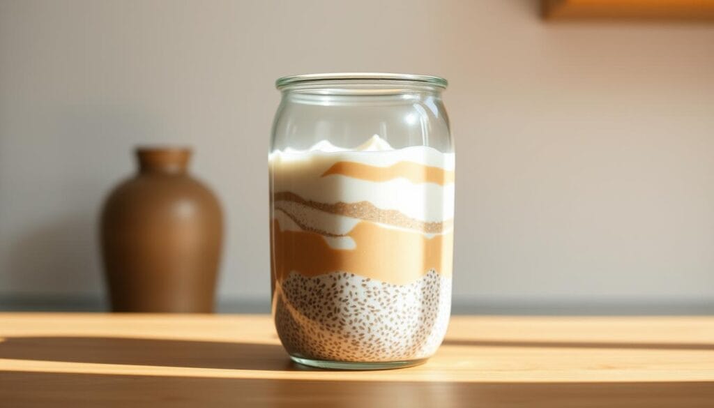 storing chia pudding