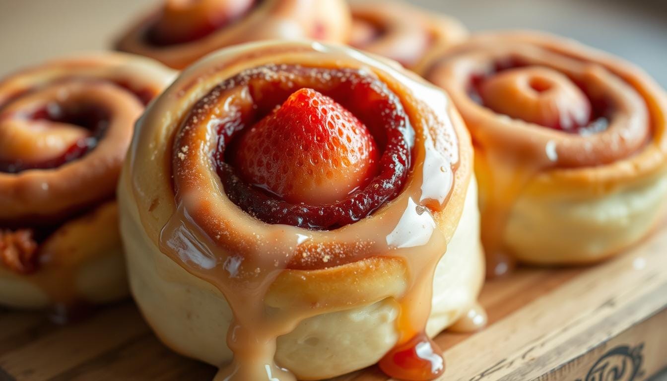 strawberry cinnamon rolls