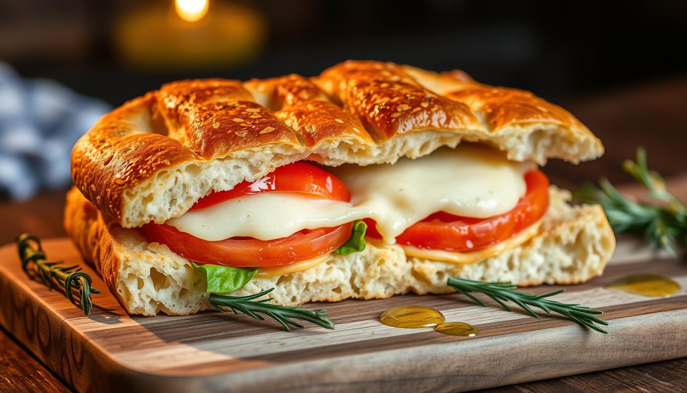 focaccia bread sandwich