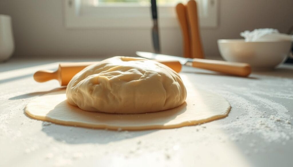 pot pie dough crust preparation steps